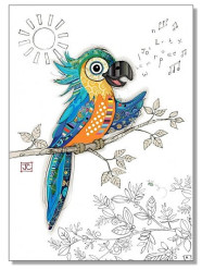 Luxusní prání G035 BUG ART - PERCY PARROT