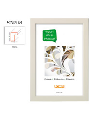 Rámeček dřevěný PINIA 04 10x15 béžová