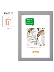 Rámeček dřevěný PINIA 05 10x15 světle šedá