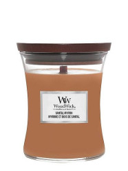 Vonná svíčka WoodWick SANTAL MYRRH, střední 275 g