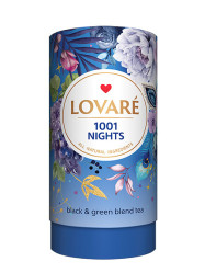 LOVARÉ Tubus 80 g 1001 NIGHTS, sypaný zelený a černý čaj