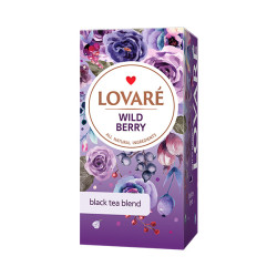 LOVARÉ - 24 sáčků WILD BERRY, černý čaj