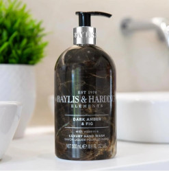 Baylis&Harding Tekuté mýdlo - Dark Amber & Fig, 500ml