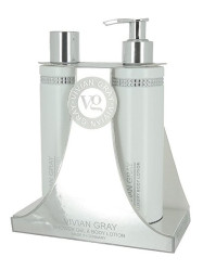 Vivian Gray CRYSTALS WHITE, dárková sada péče o tělo, 2x 250 ml