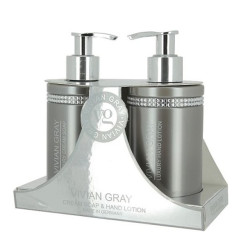 Vivian Gray CRYSTALS GREY, tekuté mýdlo + krém na ruce, 2x 250ml