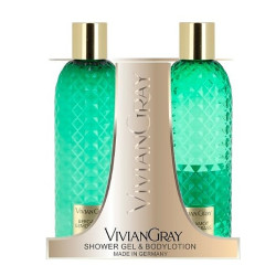 Vivian Gray GEMSTONE Bergamot & Lemongrass, péče o tělo, 2x 300 ml