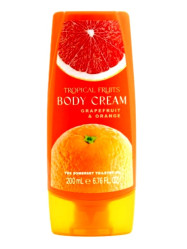 Tropical Fruits – Grapefruit & Pomeranč Tělový krém, 200 ml