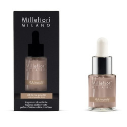 Millefiori Milano Vonný olej SILK & RICE POWDER, 15 ml