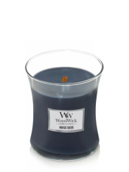 Vonná svíčka WoodWick INDIGO SUEDE střední 275g