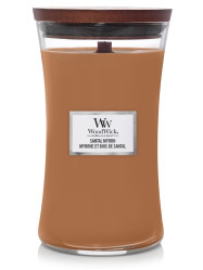 Vonná svíčka WoodWick SANTAL MYRRH, velká 609 g