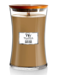 Vonná svíčka WoodWick GILDED SANDS, velká 609 g