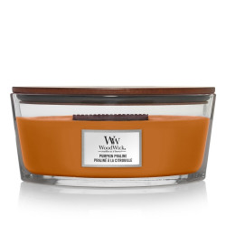 Vonná svíčka WoodWick PUMPKIN PRALINE, široký knot 423,6g