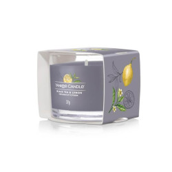 Yankee Candle Votiv ve skle BLACK TEA & LEMON, 37 g