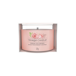 Yankee Candle Votiv ve skle FRESH CUT ROSES, 37 g