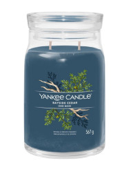 Yankee Candle BAYSIDE CEDAR, Signature velká svíčka 567 g