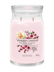 Yankee Candle PINK CHERRY & VANILLA, Signature velká svíčka 567 g