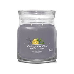 Yankee Candle BLACK TEA & LEMON, Signature střední 368 g