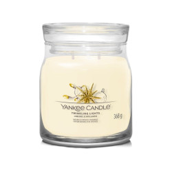 Yankee Candle TWINKLING LIGHTS, signature střední svíčka 368 g