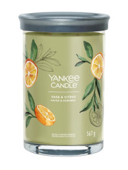 Yankee Candle SAGE & CITRUS, Signature tumbler velký 567 g