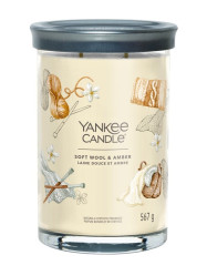 Yankee Candle SOFT WOOL & AMBER, Signature tumbler velký 567 g