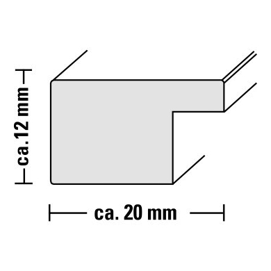 detail Rámeček Hama JESOLO petrolejový 13x18cm