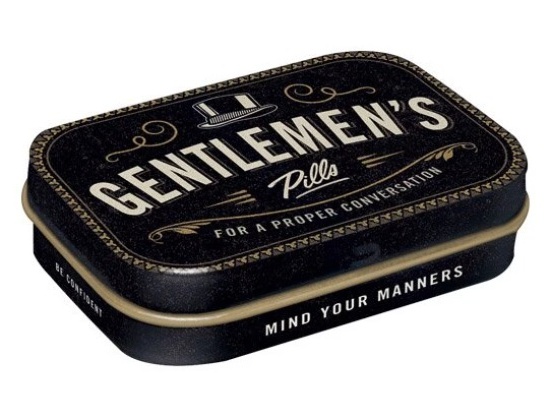 detail MINT BOX - GENTLEMENS, mentolky 15g