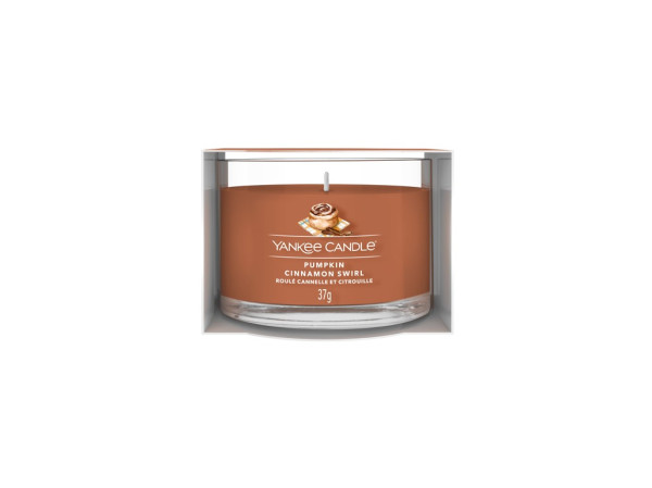 detail Yankee Candle Votiv ve skle PUMPKIN CINNAMON SWIRL, 37 g