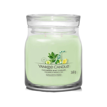 detail Yankee Candle CUCUMBER MINT COOLER, Signature střední 368 g