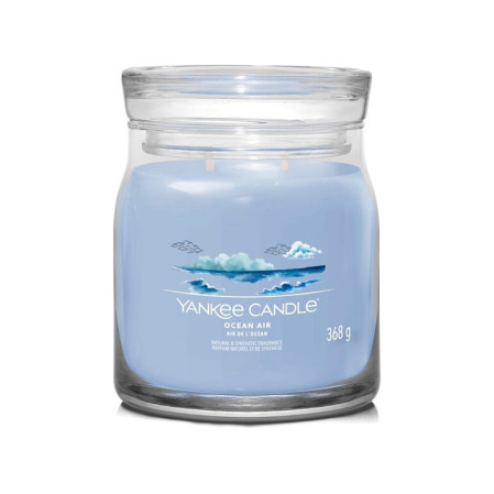 detail Yankee Candle OCEAN AIR, Signature střední 368 g