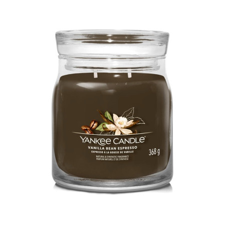 detail Yankee Candle VANILLA BEAN ESPRESSO, Signature střední 368 g