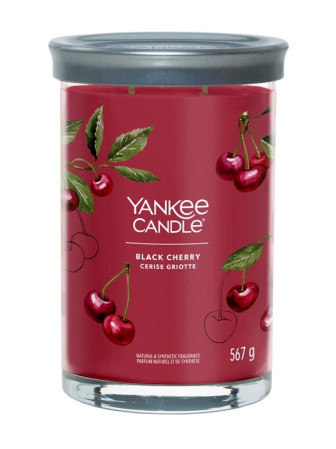 detail Yankee Candle BLACK CHERRY, Signature tumbler velký 567 g