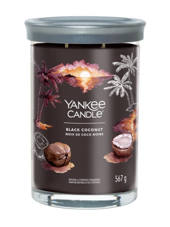 detail Yankee Candle BLACK COCONUT, Signature tumbler velký 567 g