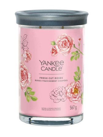 detail Yankee Candle FRESH CUT ROSSES, Signature tumbler velký 567 g