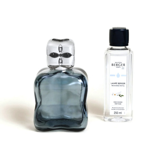 detail Maison Berger COSY BLUE, katalytická lampa, náplň 250ml Cozy Musk