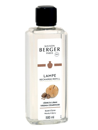 detail Maison Berger VIRGINIA CEDARWOOD, náplň do katalytické lampy 500ml