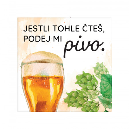 detail Albi Originální magnetka - JESTLI TOHLE ČTEŠ, PODEJ MI PIVO.