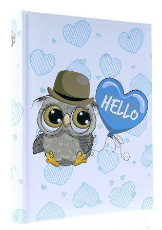 detail Fotoalbum 10x15/200 B46200S Gedeon HELLO OWL BLUE