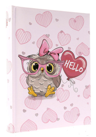 detail Fotoalbum 10x15/200 B46200S Gedeon HELLO OWL PINK