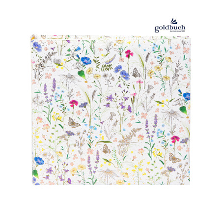 detail Fotoalbum klasik 60stran 24574 Goldbuch SUMMER MEADOW white, 25x25cm