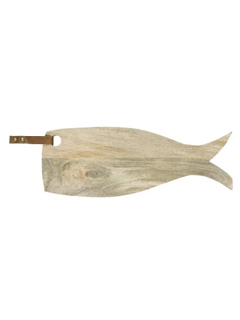 detail Bastion Collections dřevěné prkénko NATURAL ryba 50 cm