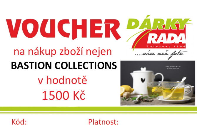 detail Bastion Collections VOUCHER na nákup v hodnotě 1500 Kč