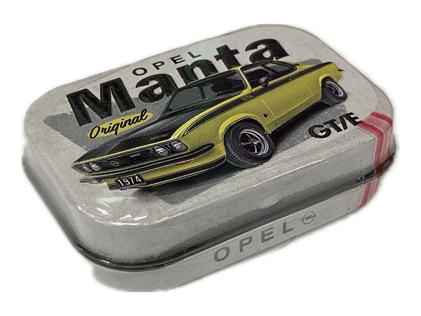 detail MINT BOX - OPEL MANTA, mentolky, 15g