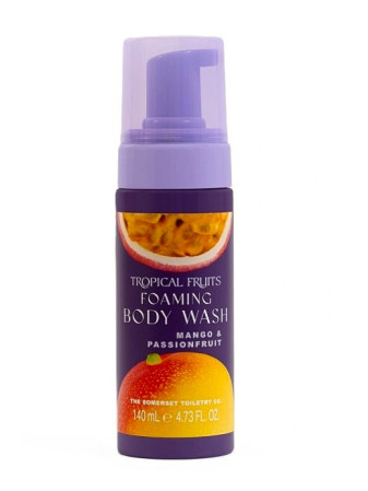 detail Tropical Fruits – Mango & Passionfruit Mycí pěna na tělo, 140 ml