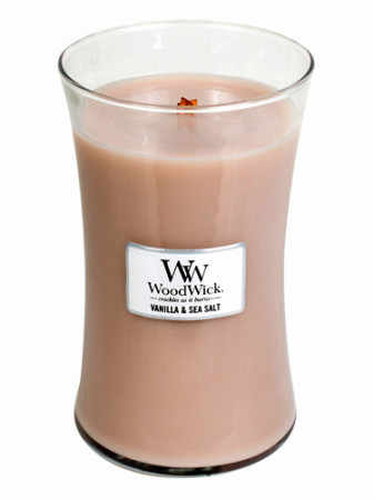 detail Vonná svíčka WoodWick VANILLA & SEA SALT velká 609,5g