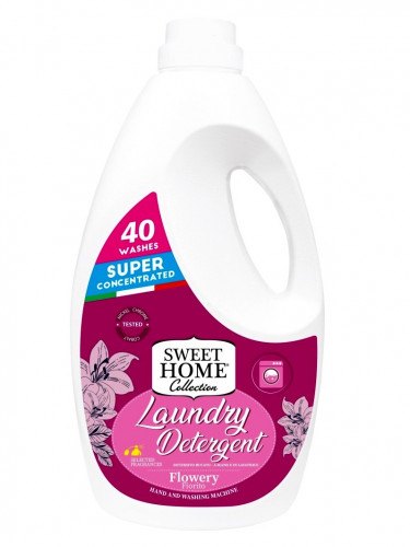 Sweet Home FIORITO (Flowery), parfémovaný prací gel 2000 ml, detergent